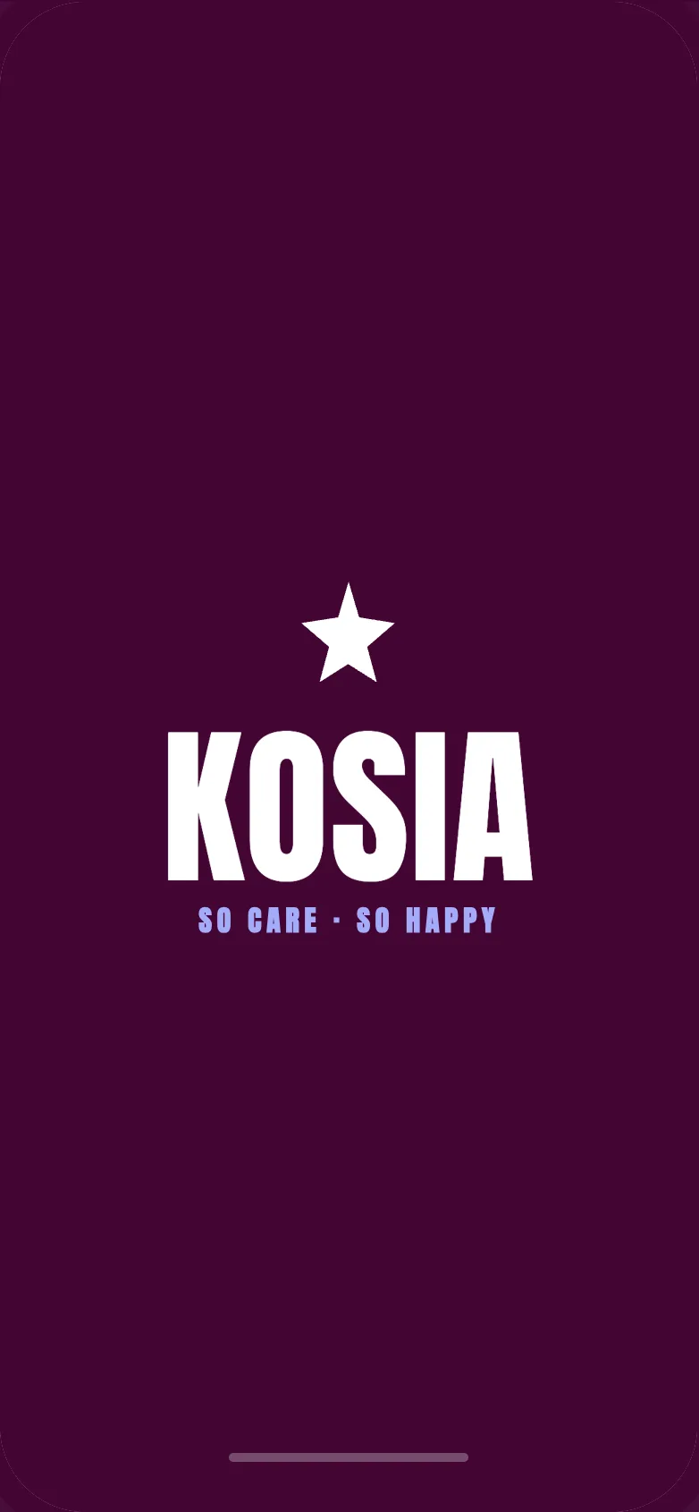 KOSIA splash screen